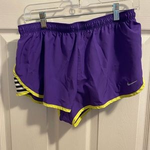 Nike purple running shorts